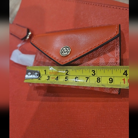 Nwt $498 Michael Kors Orange Tote Bag - Picture 4 of 7